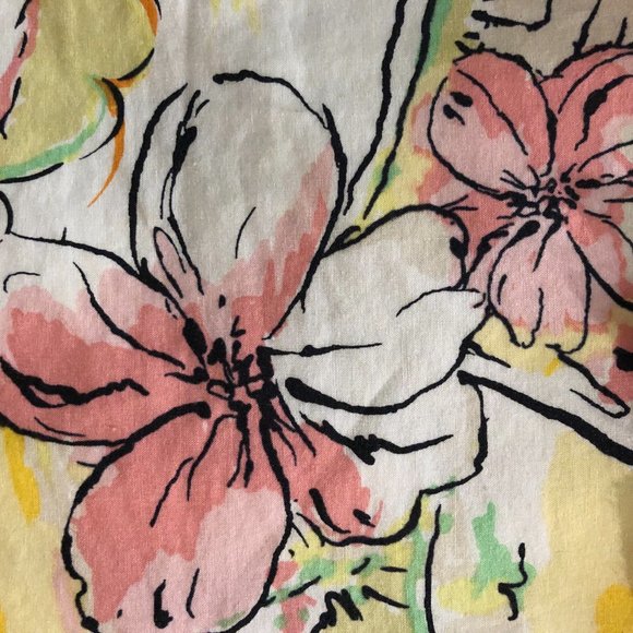 Vintage Express "Postcard Print" Skirt Size 10 - Picture 2 of 6